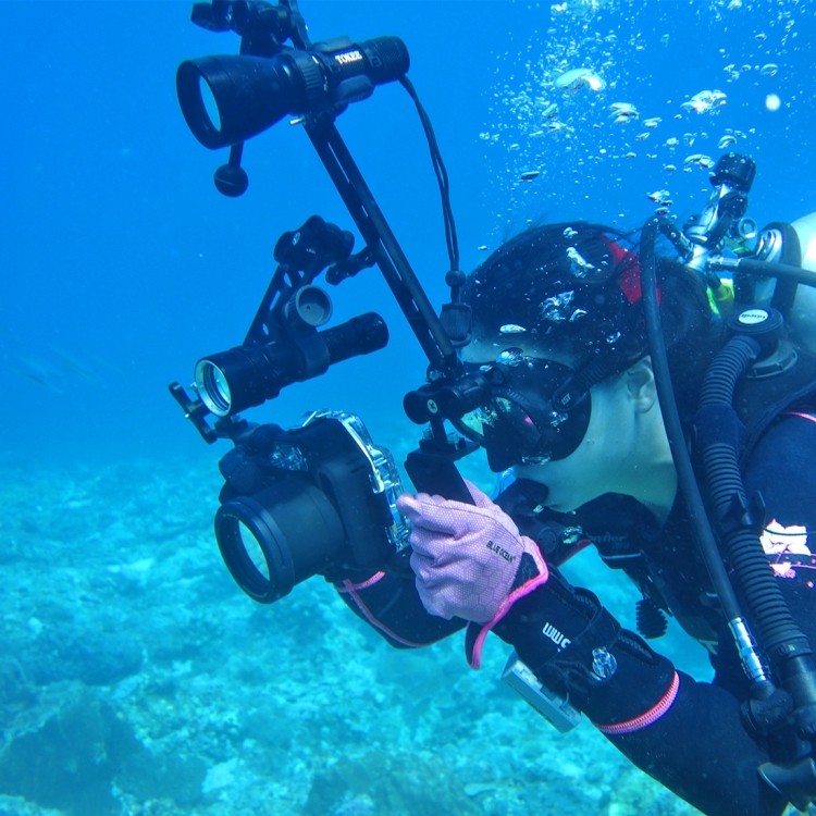 корпус подводный чехол аквабокс PULUZ для камеры Sony A6000 06 - Водонепроницаемый корпус/ подводный чехол/ аквабокс PULUZ для камеры Sony A6000 (черный)