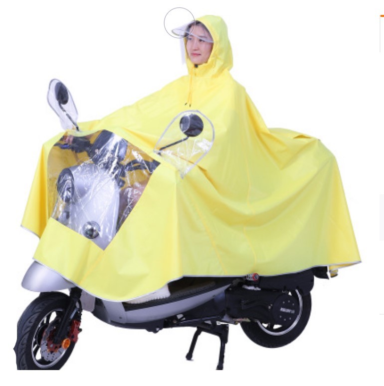 Двойной плащ-дождевик для мотоциклистов и мопедистов
