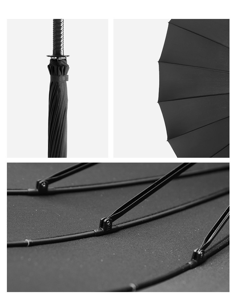 меч Катана 06 - Зонт меч Катана: 24 спицы (оригинал, полная длина, спицы - стеклопластик!)