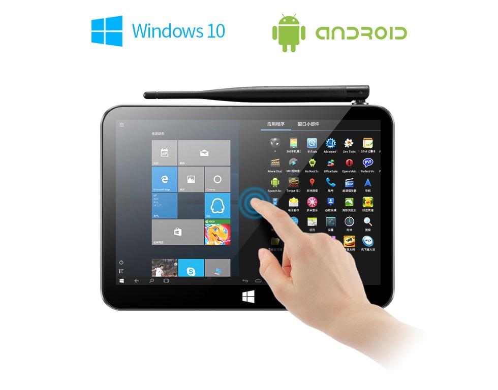 mini pk s jekranom pipo - Мини-ПК с экраном PiPo X11: 8,9 дюймов, Windows 10+ Android, 2/32Гб, HDMI, USB 3.0