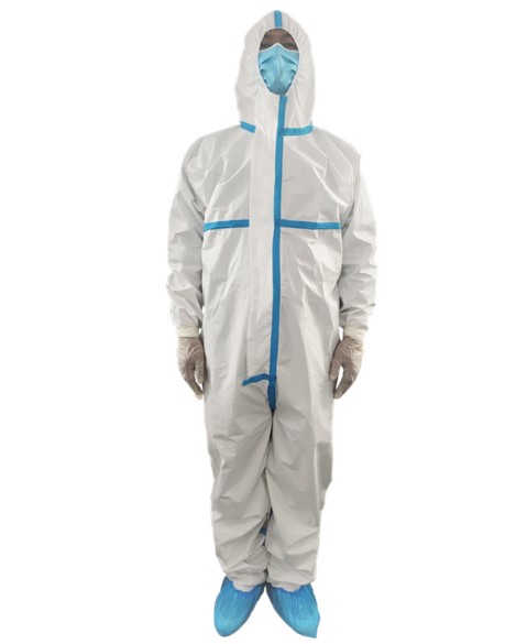 4 - Медицинский защитный костюм (от вирусов, при микробиологической угрозе) – стандарт EN 14126:2003, протокол испытаний GB 19082-2009
