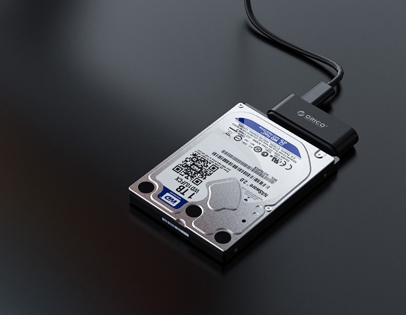 адаптер USB3.0 SATA для SSD HDD дисков 02 - Кабель-адаптер USB3.0-SATA для SSD/ HDD-дисков, 6.0 Гбит/с, 0,3 м Orico