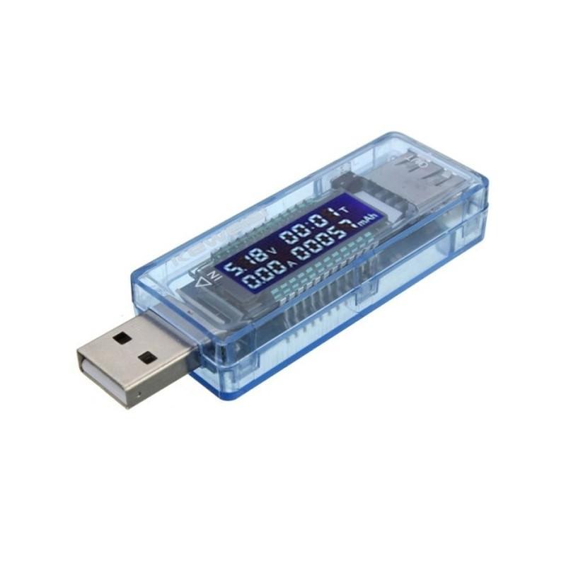 13165 - USB-тестер Keweisi для определения емкости батареи - 0-99999 мАч, измерение входного тока, напряжения, времени полной зарядки