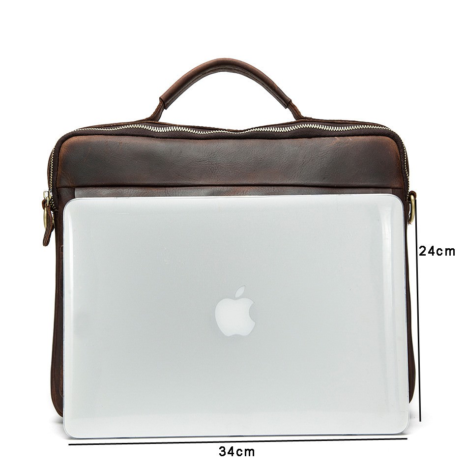 14399 - Мужская кожаная сумка-портфель Westborn Bestseller - натуральная кожа, солидный дизайн