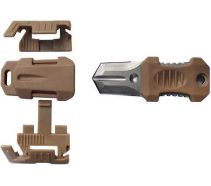 18488 - Многофункциональный EDC мини-нож для нательного, карманного ношения: сталь 440C, крепление M.O.L.L.E.