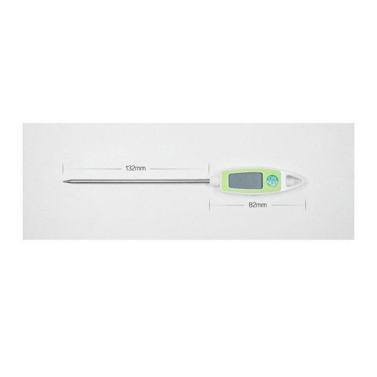 22404 - Универсальный кухонный термометр с щупом Ruona: подходит для любых продуктов, мяса, жидкостей