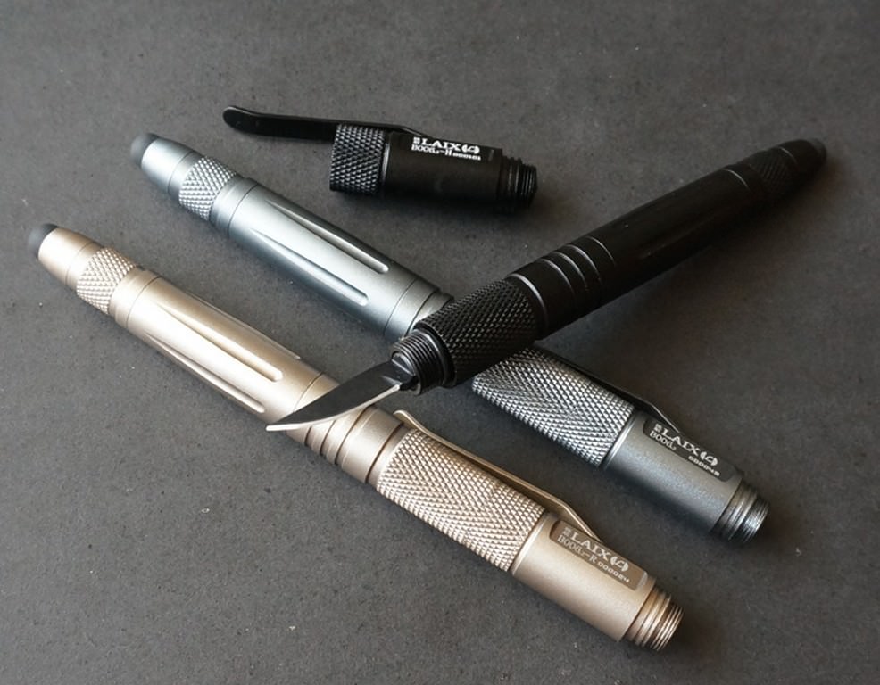 24079 - Тактическая ручка LAIX B006.2 с ножом, стеклобоем и стилусом