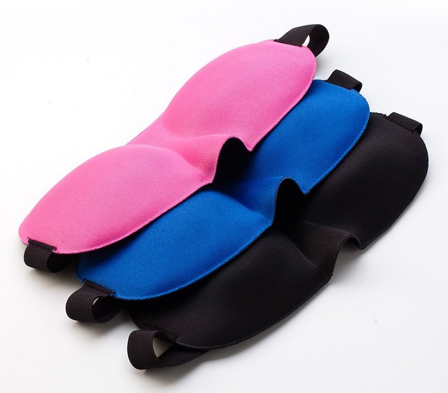 24608 - Набор для сна - надувная подушка, светонепроницаемая 3D маска