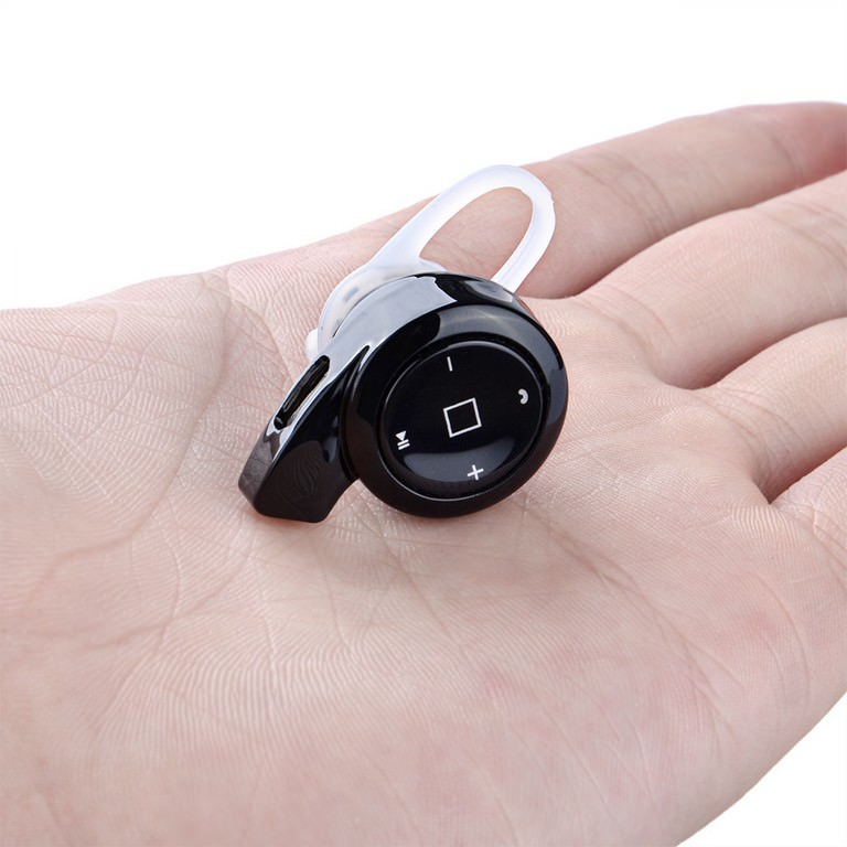 26771 - Универсальная Bluetooth-гарнитура Mini A8 - съемное крепление, до 10 часов разговора, дополнительный наушник в комплекте