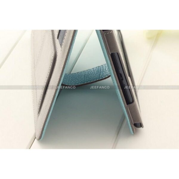 28256 - Кожаный чехол Jeefanco для iPad mini / mini 2 / mini 3