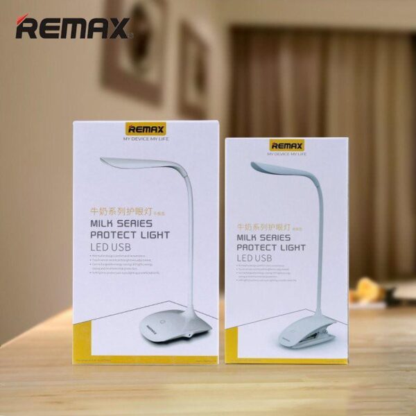 28821 - Гибкая настольная LED лампа Remax Milk: 50000 часов, 120 люмен