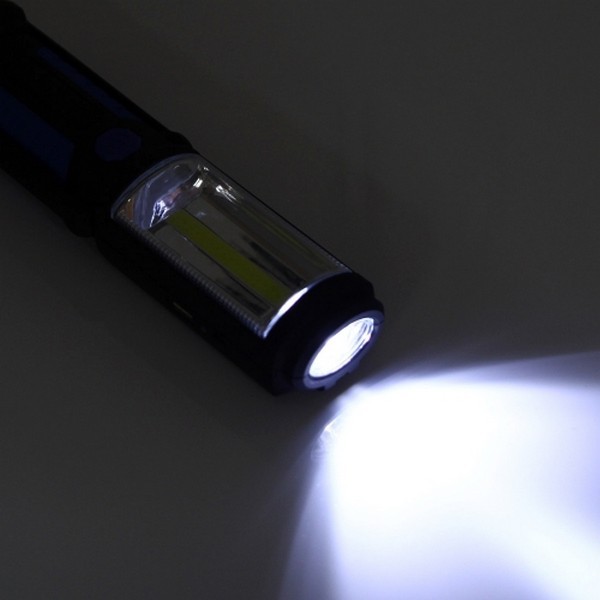 33374 - Водонепроницаемый фонарь-лампа PR5W-USB - 400 LM, IP43, USB зарядка, белый свет, магнитная основа, поворотное крепление, крючок