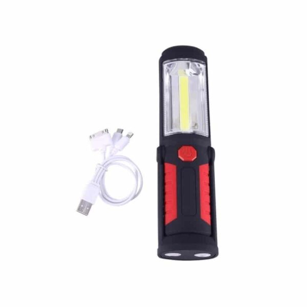 33381 - Водонепроницаемый фонарь-лампа PR5W-USB - 400 LM, IP43, USB зарядка, белый свет, магнитная основа, поворотное крепление, крючок