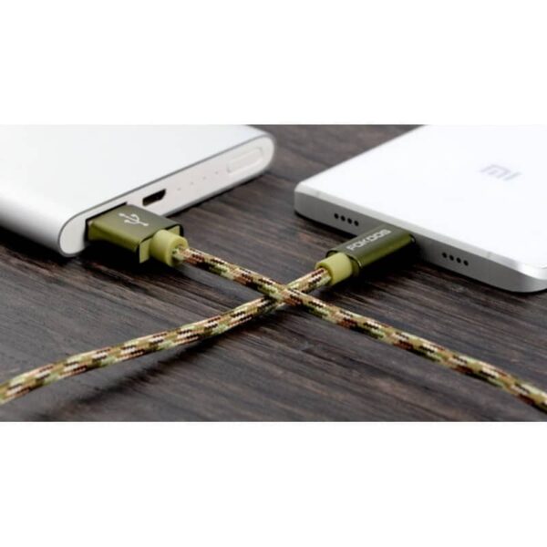 38400 - Нейлоновый кабель-адаптер Fokoos USB Type C к USB: длина 0,25/ 1,5/ 2 м, 5 цветов