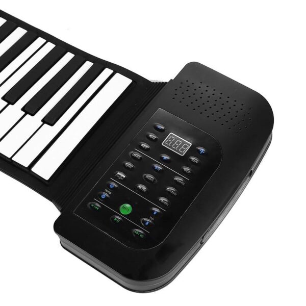 39266 - Гибкое пианино-клавиатура со встроенным аккумулятором (1000 мАч) Konix PA88M Profy: 88 клавиш, 140 тонов, 128 ритмов, педаль