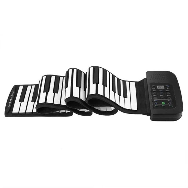 39270 - Гибкое пианино-клавиатура со встроенным аккумулятором (1000 мАч) Konix PA88M Profy: 88 клавиш, 140 тонов, 128 ритмов, педаль