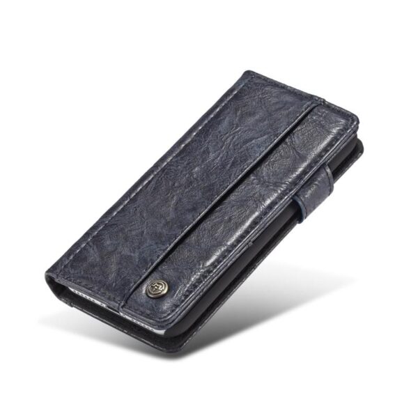 39614 - Кожаный чехол-кошелек CaseMe i8 для iPhone 8 Plus/ 7 Plus : слоты для карт и денег, PU-кожа Crazy Horse, бизнес-стиль
