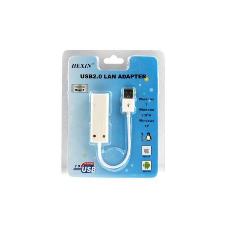 495 - Адаптер от USB к LAN – USB 2.0, RJ45, 100/1000 Base-T