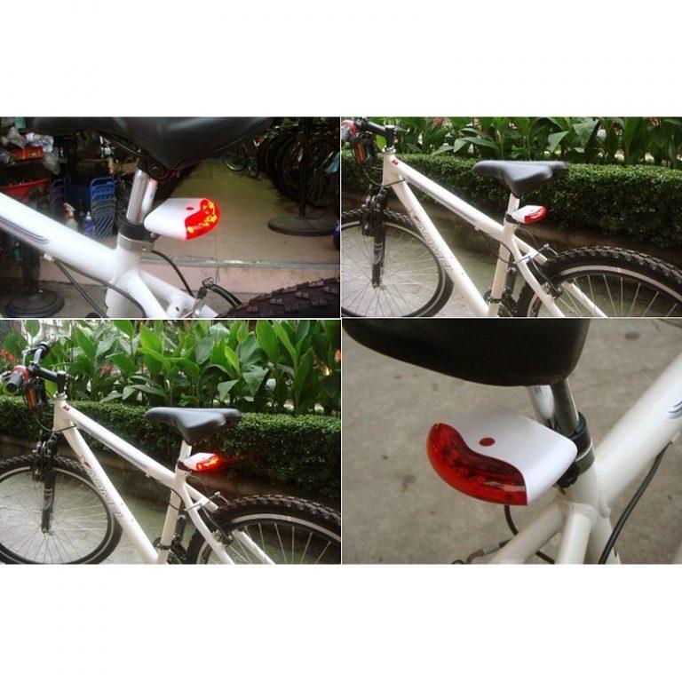 6190 - Светодиодная задняя фара (стоп-сигнал) на велосипед OG18 с G-сенсором