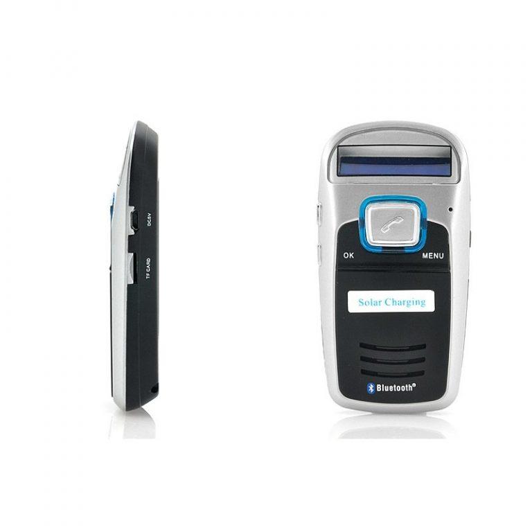 9218 - Автомобильный Bluetooth комплект громкой связи/ FM-передатчик/MP3 с зарядкой от солнца