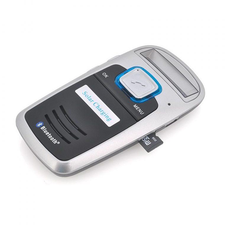 9219 - Автомобильный Bluetooth комплект громкой связи/ FM-передатчик/MP3 с зарядкой от солнца
