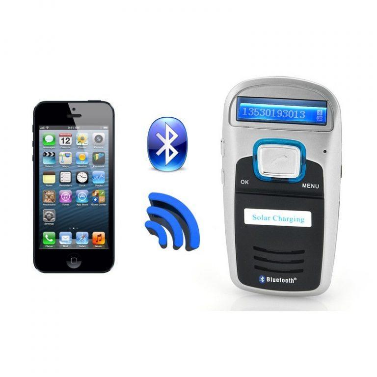 9223 - Автомобильный Bluetooth комплект громкой связи/ FM-передатчик/MP3 с зарядкой от солнца